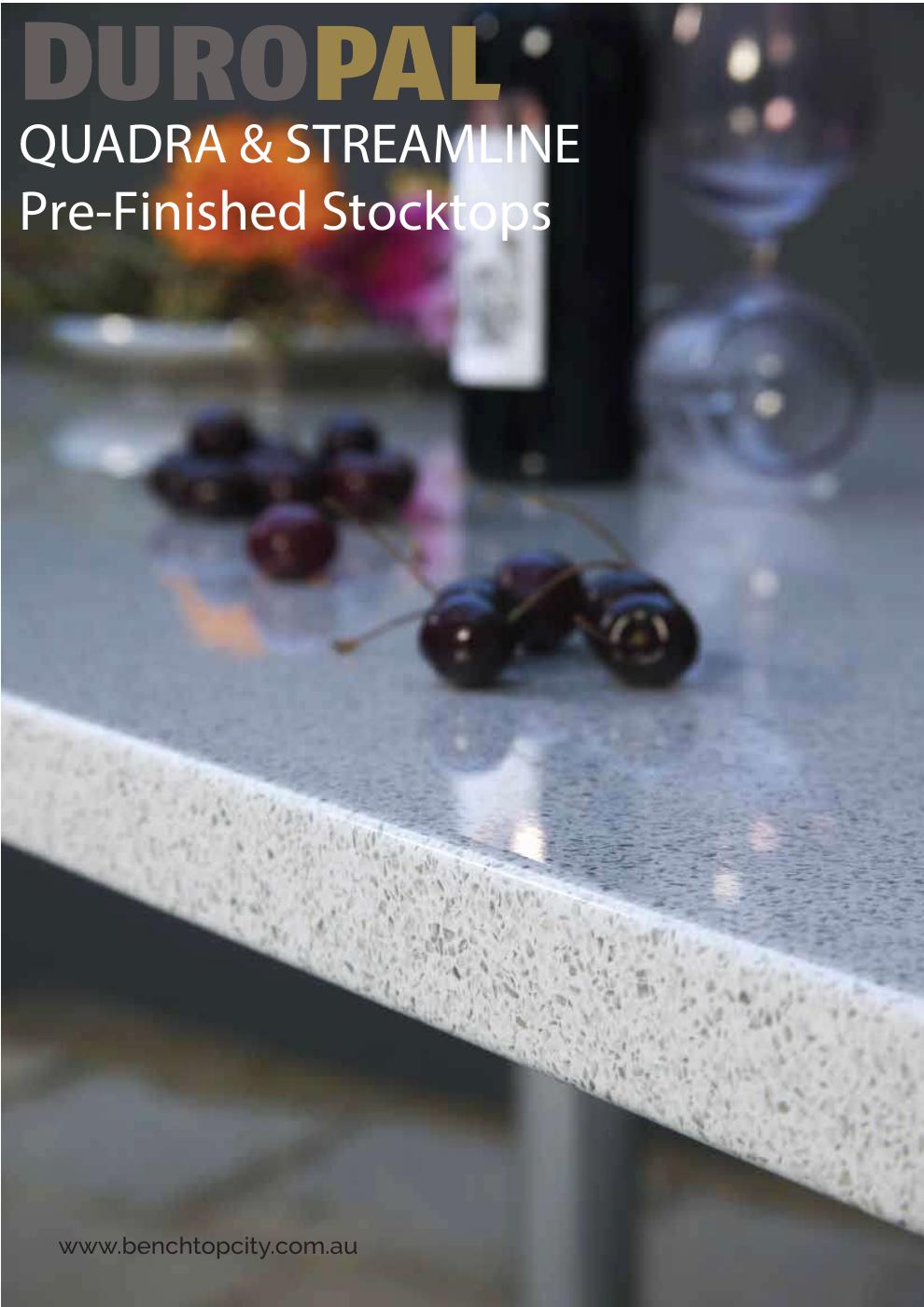 E Catalogue Duropal 'Commodity Range' - Quadra & Streamline Bench Tops