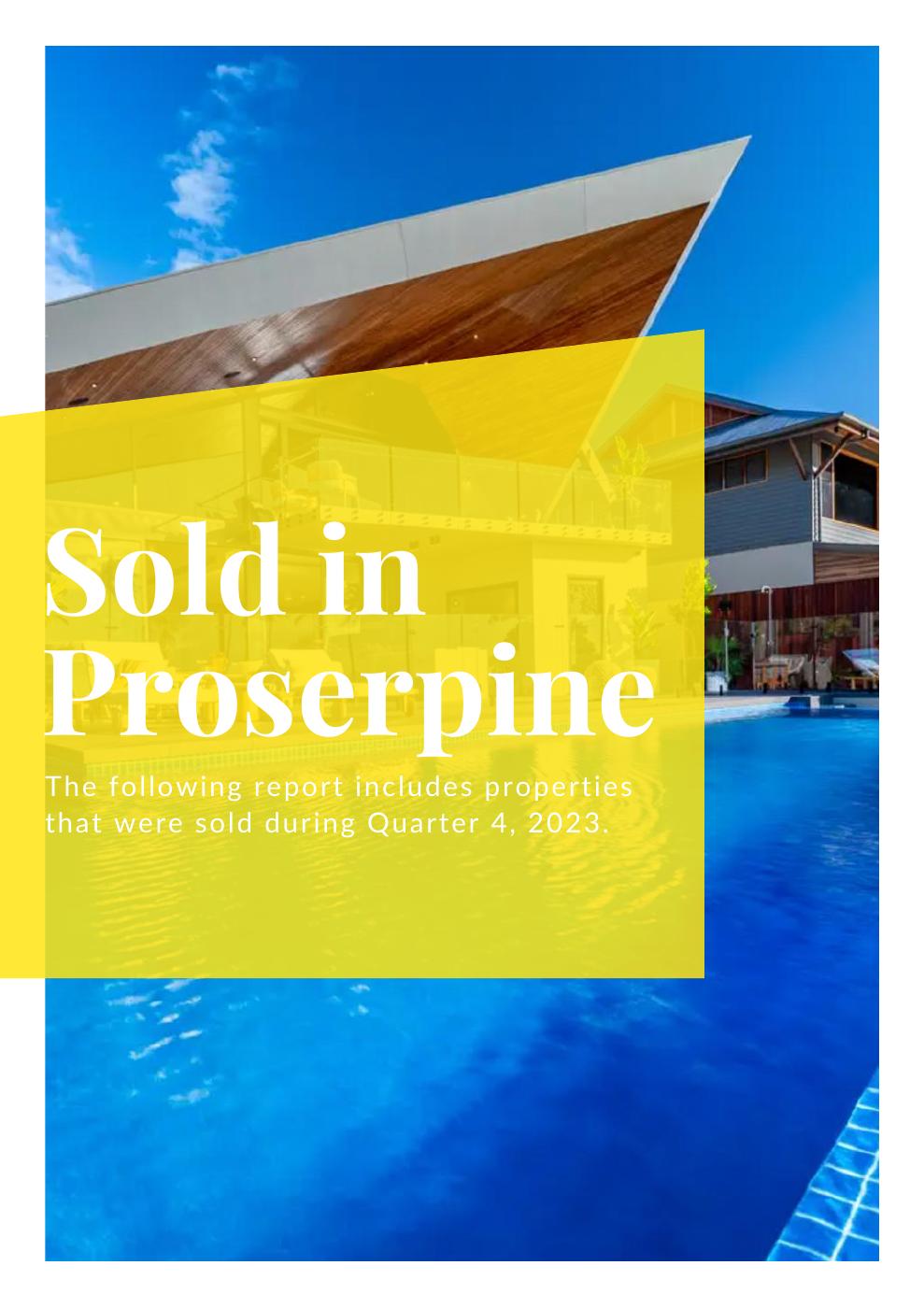 Proserpine - Quarter 4, 2023