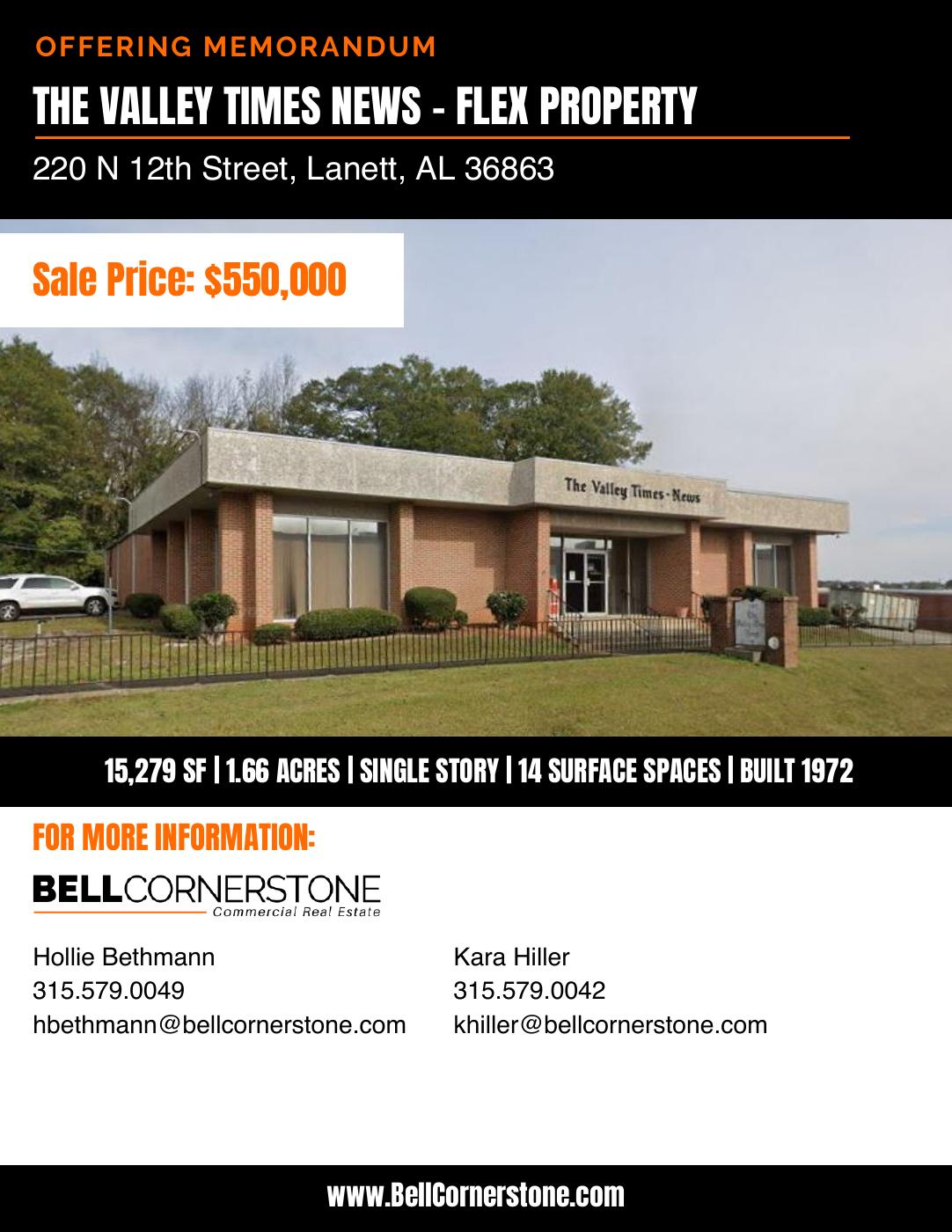 AL, 220 N 12th Street The Valley Times News Building