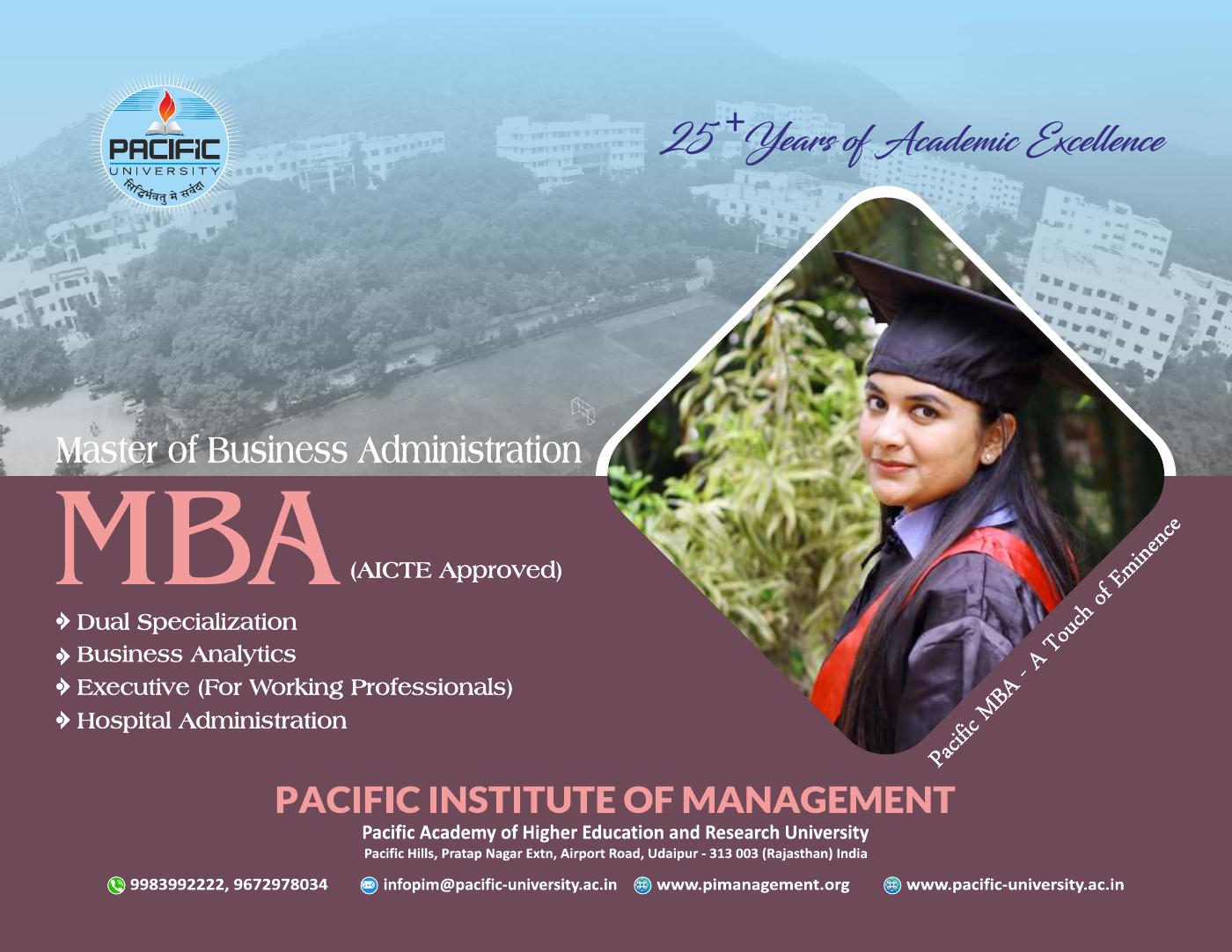 Pacific Institute of Management, Udaipur | PDF to Flipbook