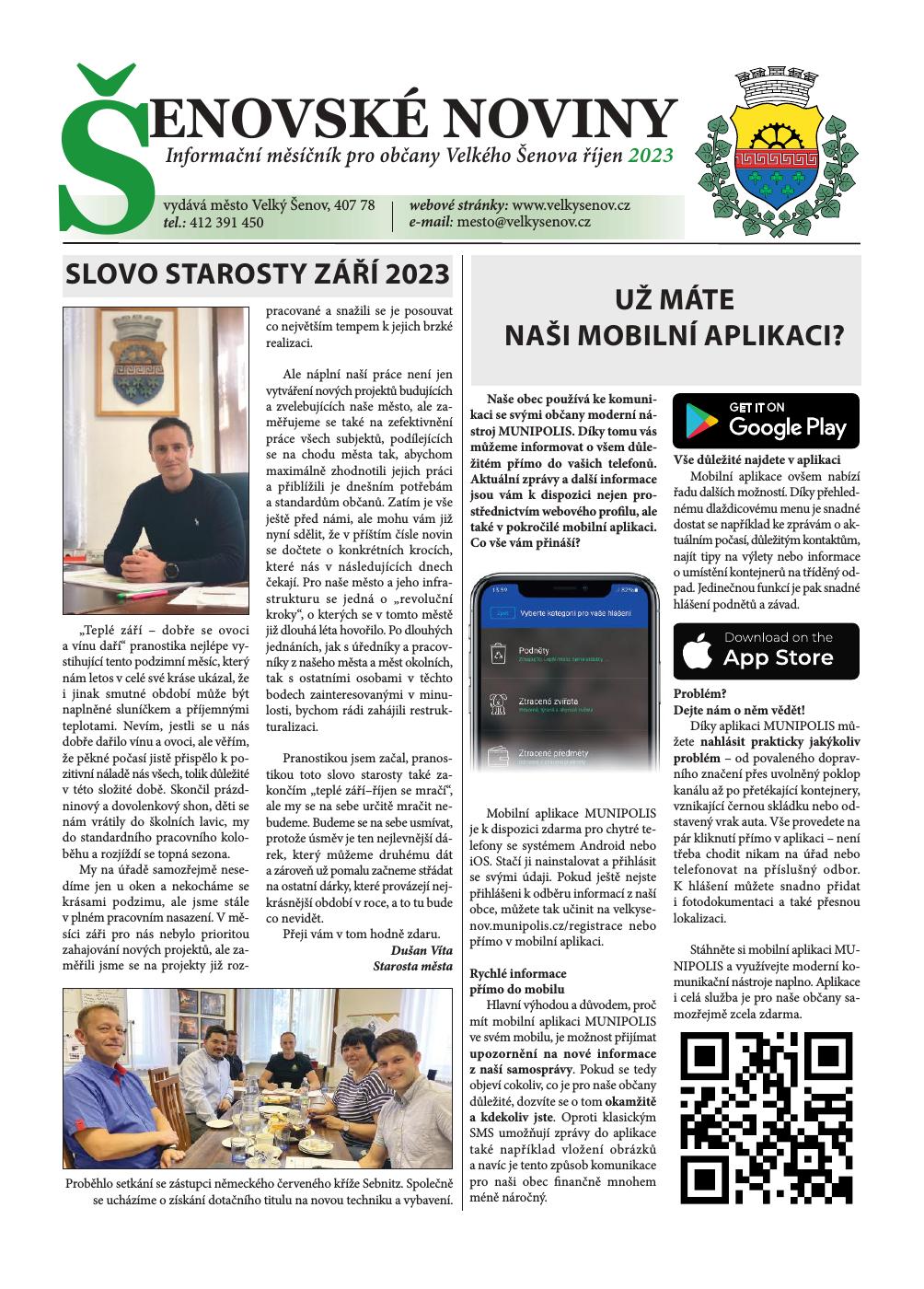 Šenovské noviny | PDF to Flipbook