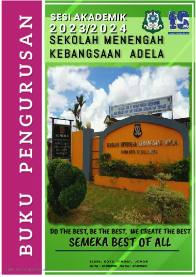 SMK ADELA BUKU PENGURUSAN 2023 | PDF To Flipbook