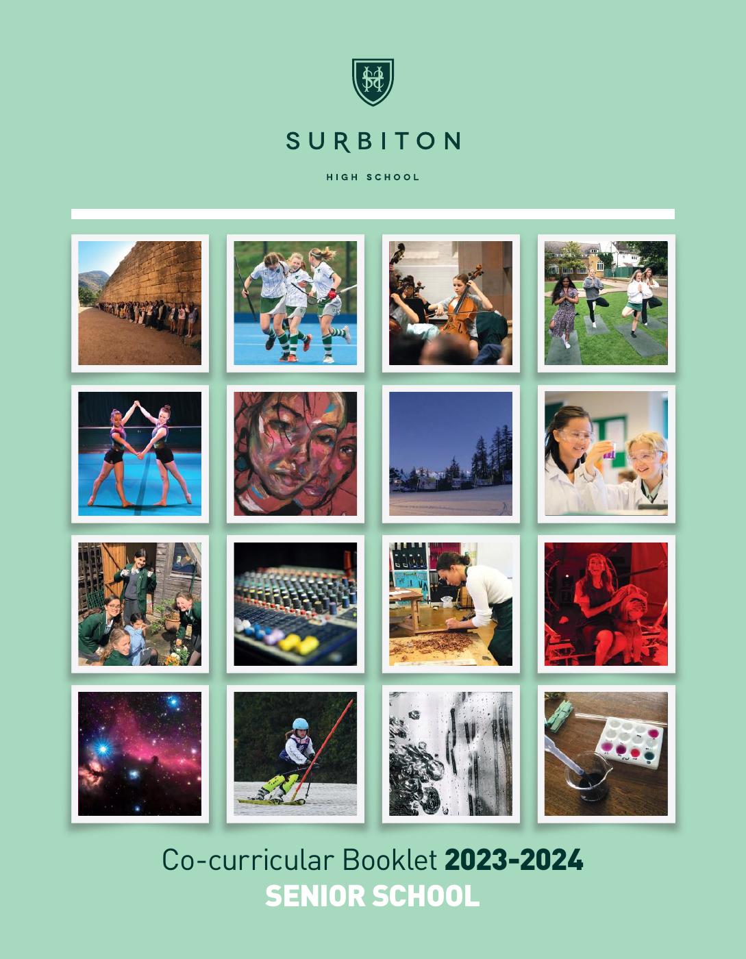 Senior School Co-curricular Booklet 2023 - 2024 | PDF To Flipbook