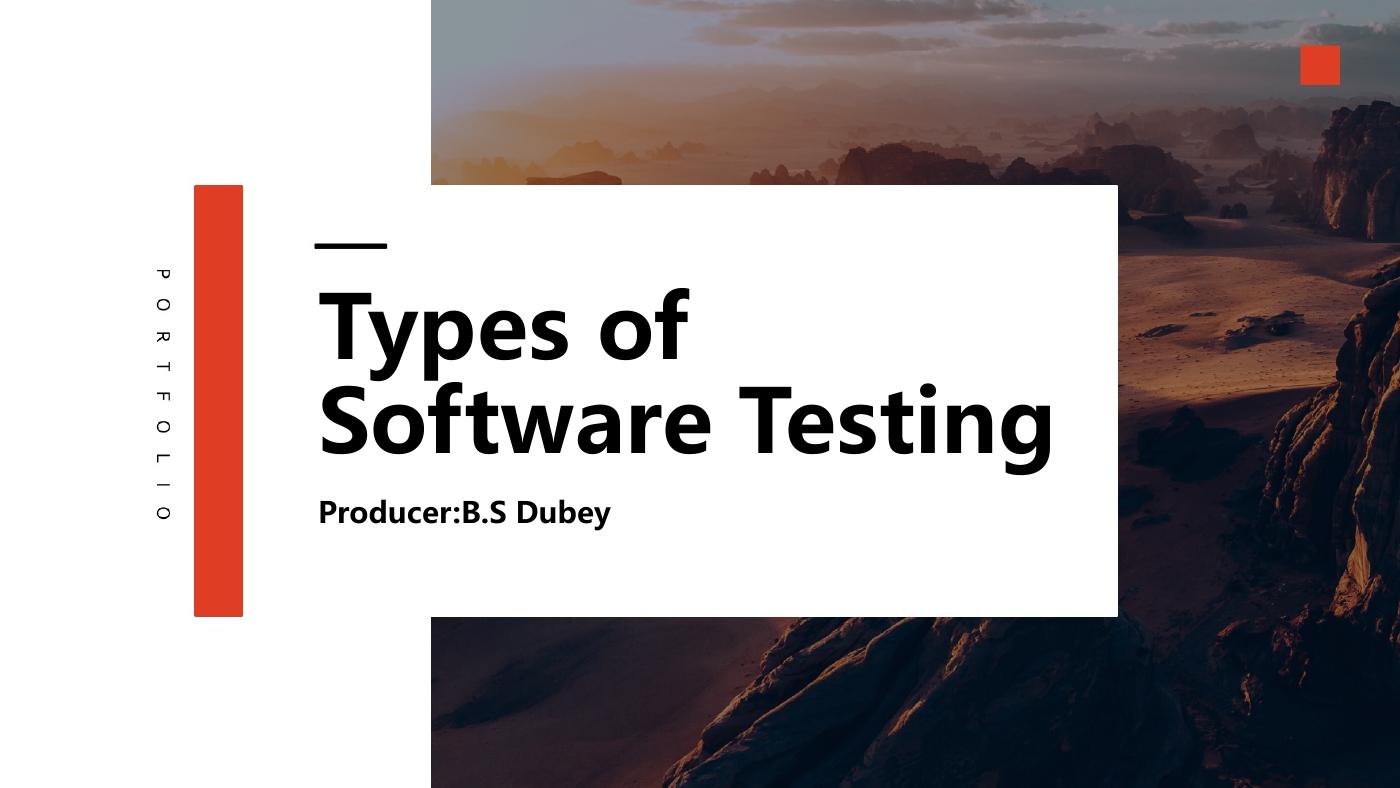 Software Testing Type