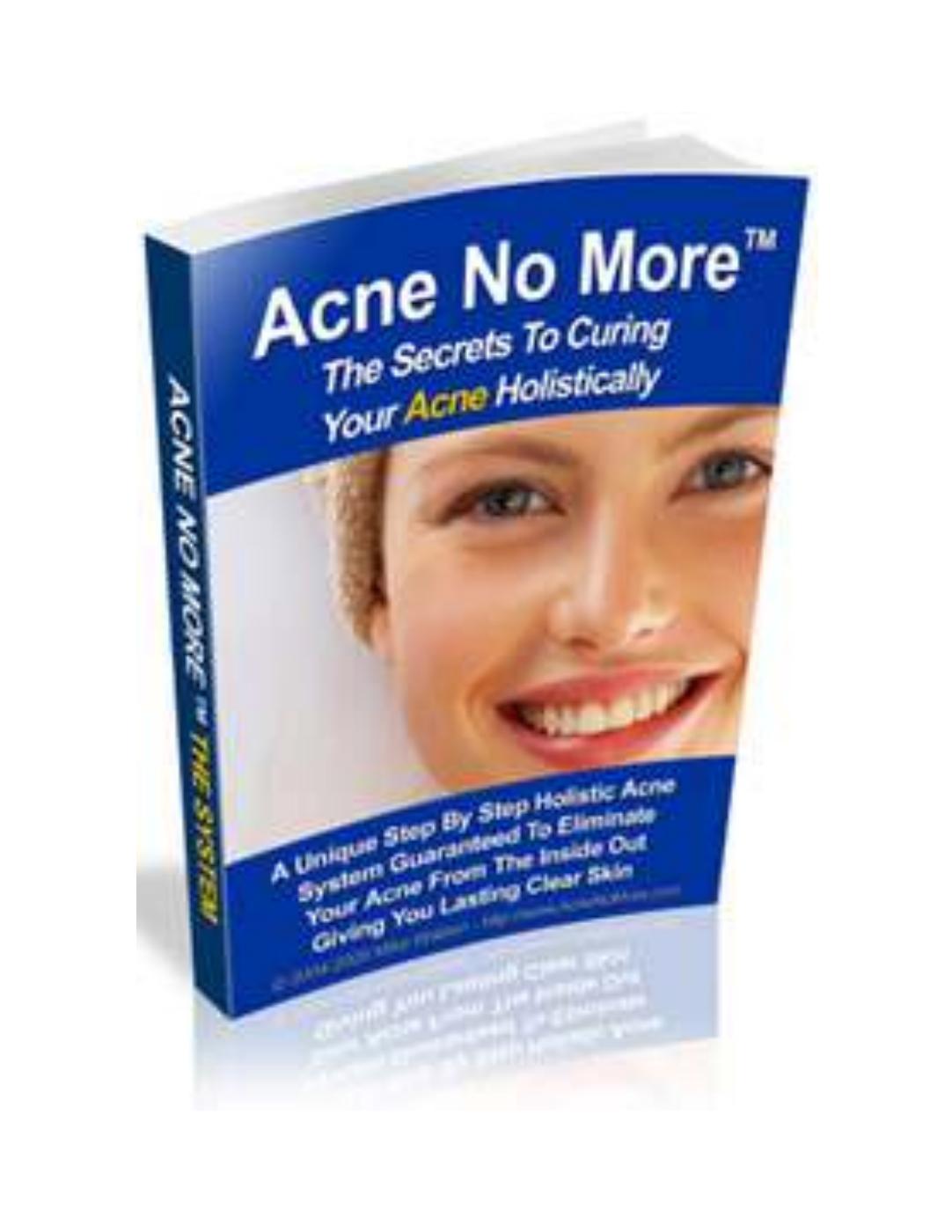 Acne no more pdf ebook download by mike walden
