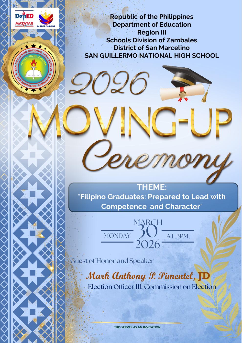 SGNHS Moving-Up Program 2026 | PDF to Flipbook