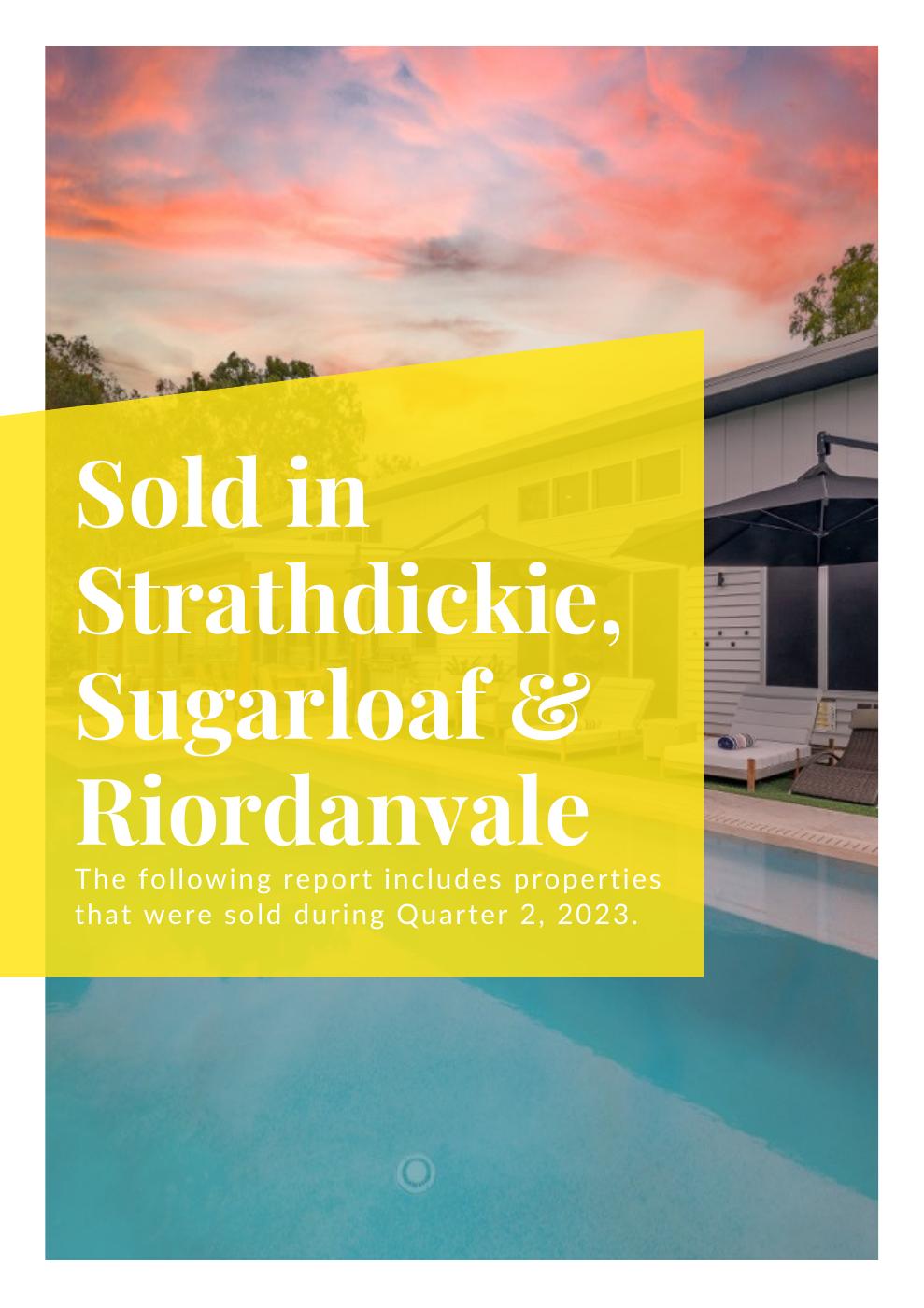 Strathdickie, Sugarloaf & Riordanvale Quarter 2, 2023