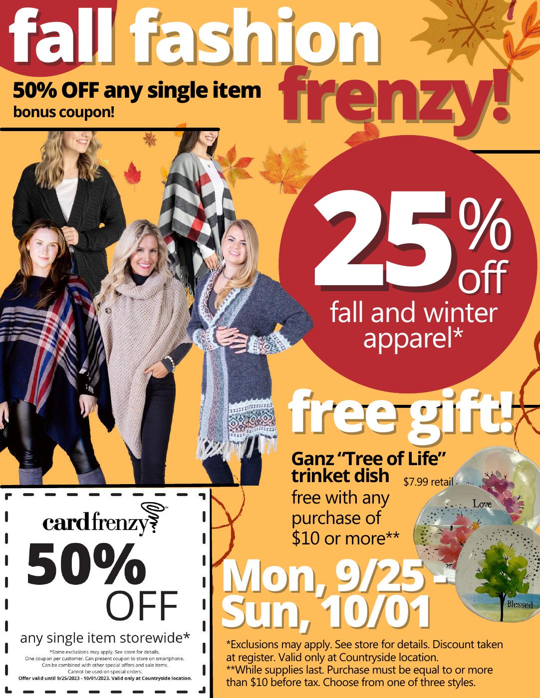 Fall Fashion Frenzy