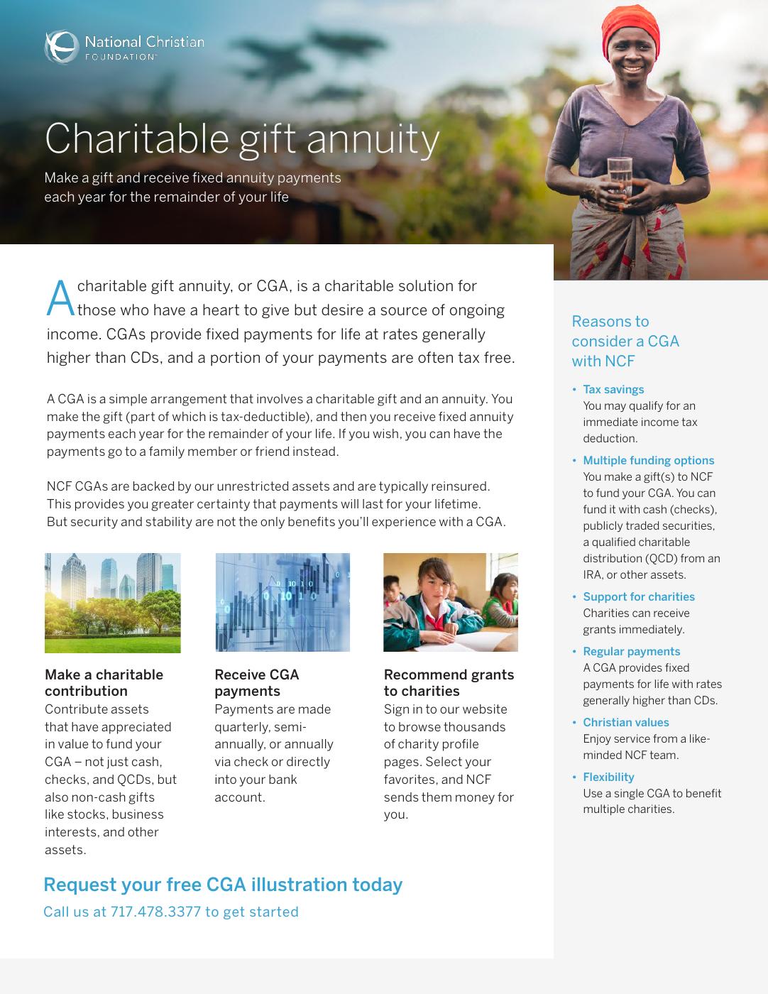Charitable Gift Annuities