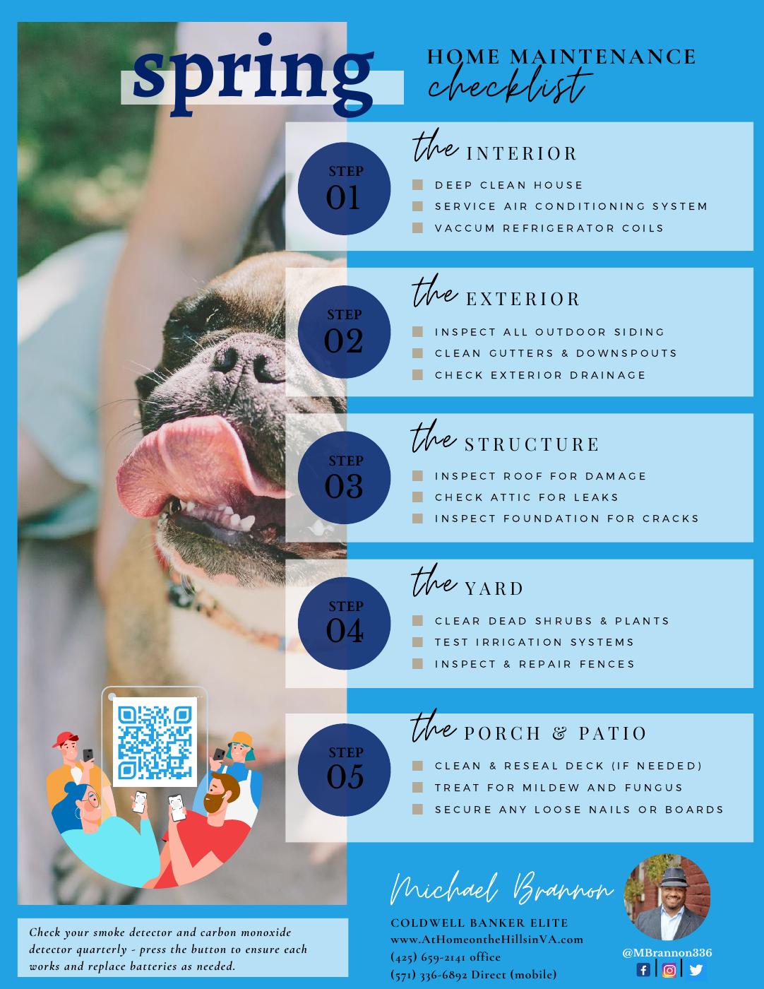 Spring Home Maintenance Checklist