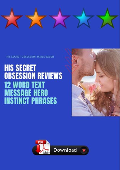 What Are The Hero Instinct 12 Words His Secret Obsession Hero Instinct PDF | EBOOK "His Secret Obsession