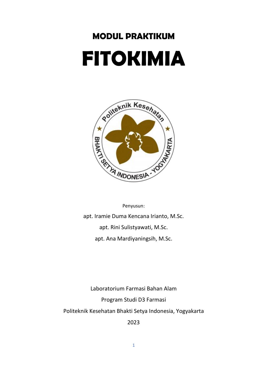 Modul Praktikum Fitokimia | PDF To Flipbook