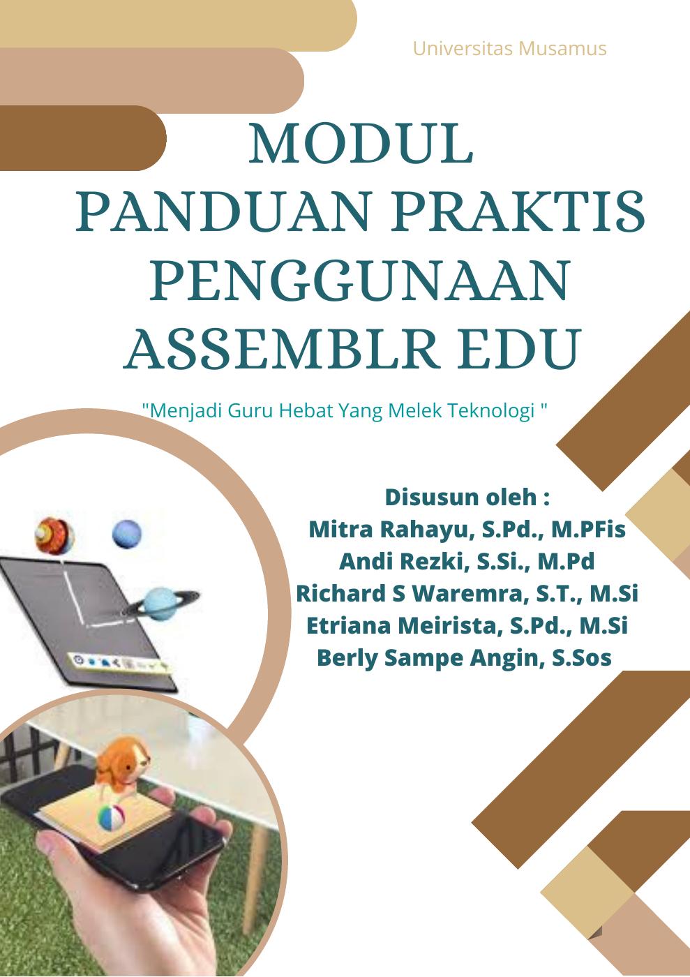 MODUL panduan Praktis Penggunaan Assemblr Edu | PDF to Flipbook