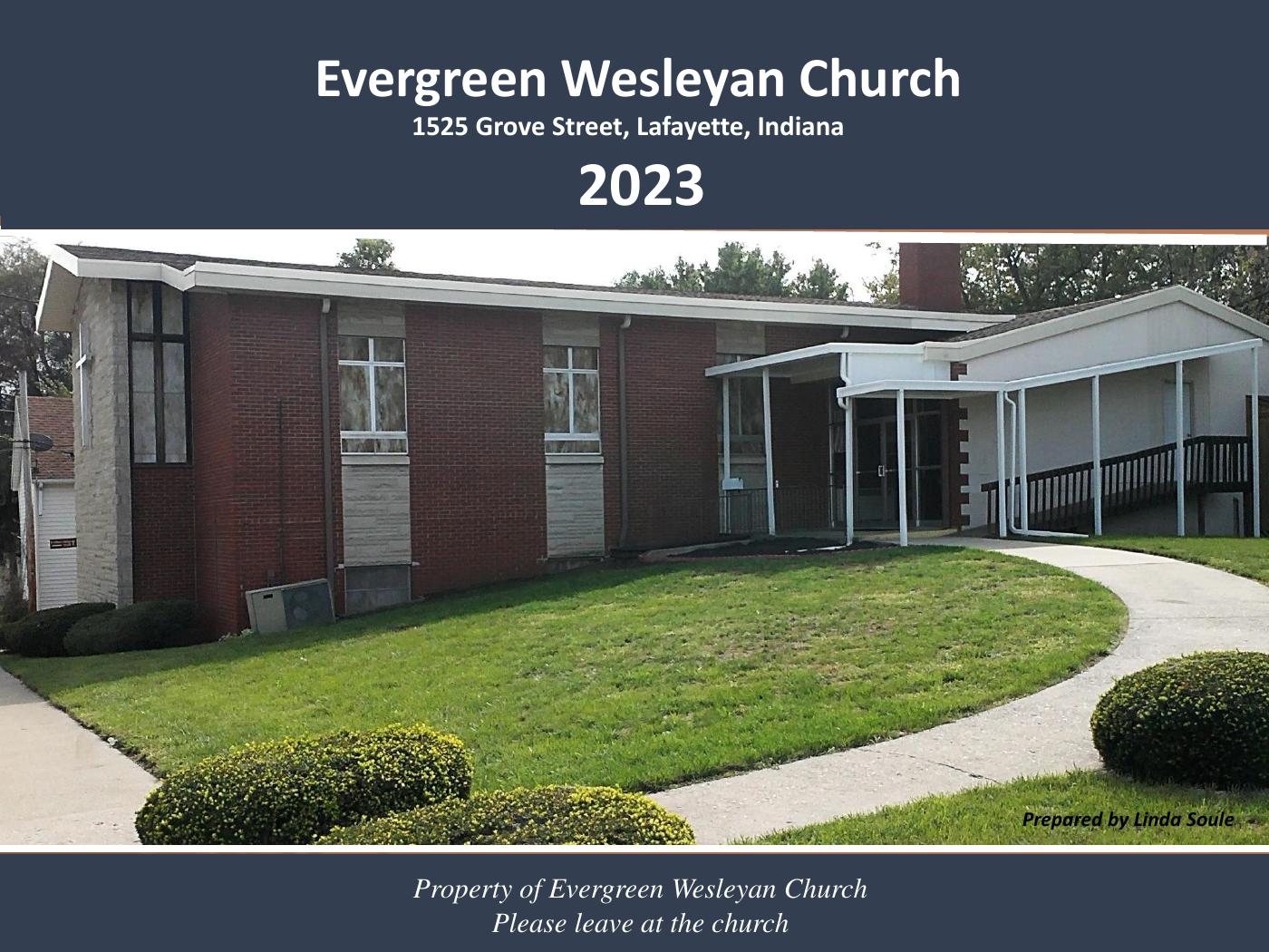 2023 evergreen wesleyan church