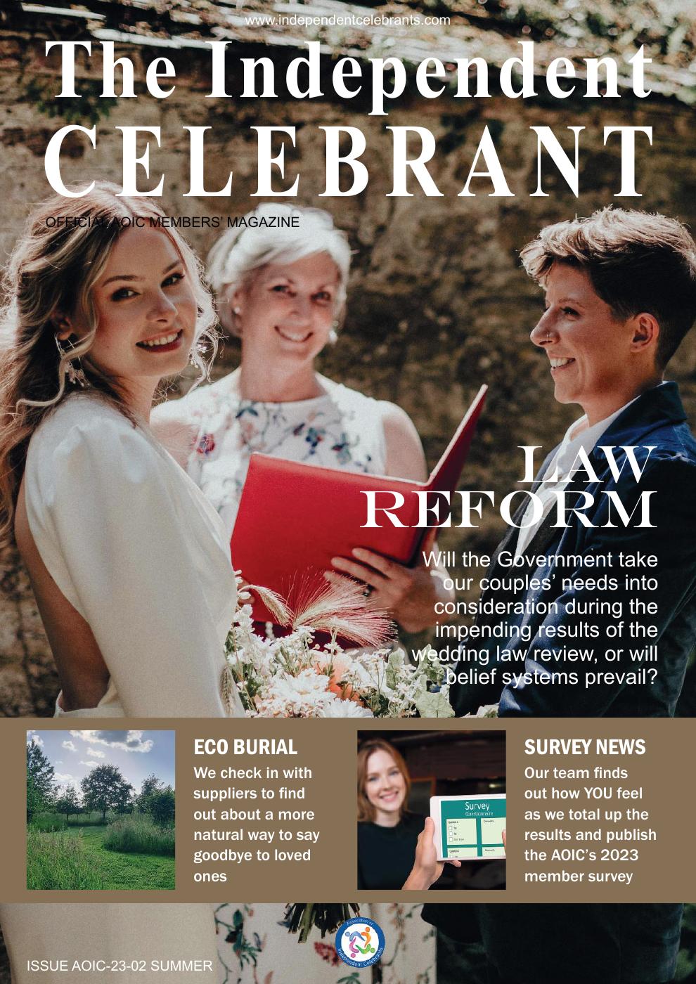 AOIC Magazine - Association of Independent Celebrants