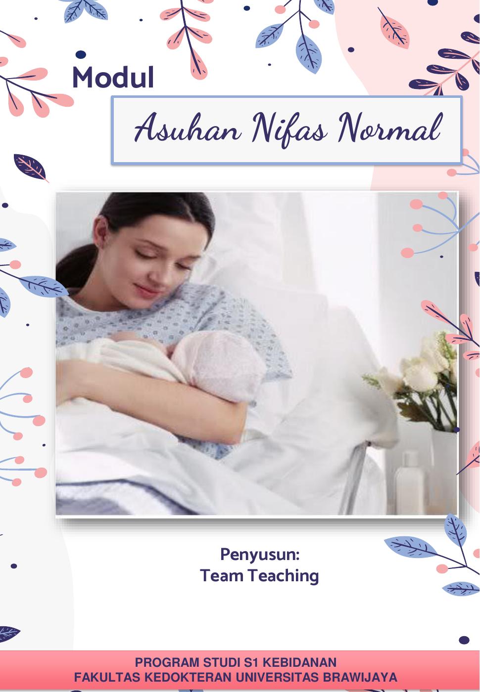 Modul Asuhan Nifas Normal Pdf To Flipbook