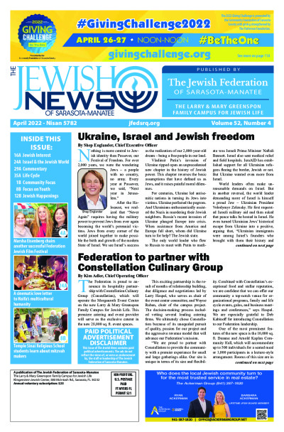 The Jewish News - April 2022