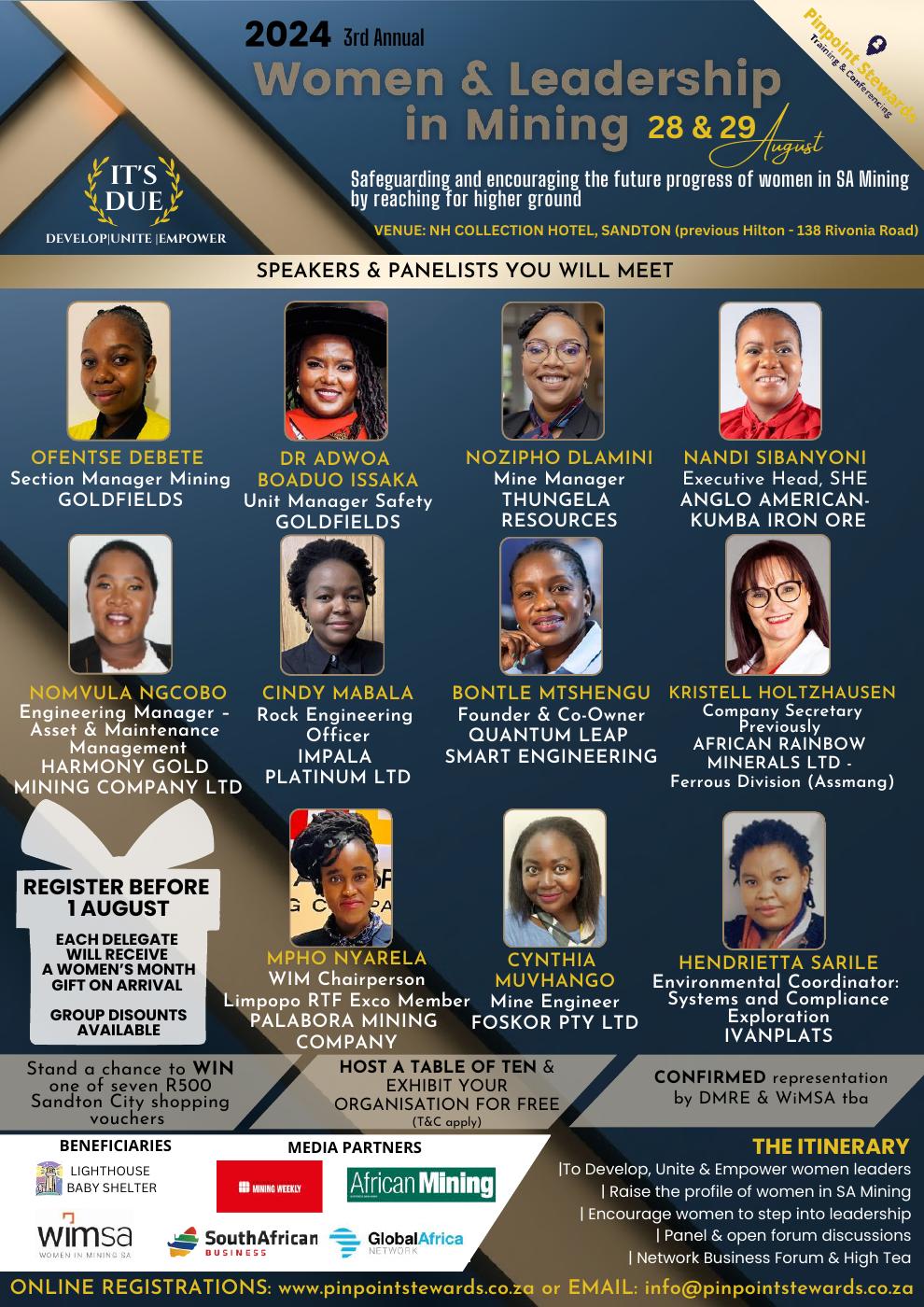 3rd Annual Women & Leadership in Mining Conference
