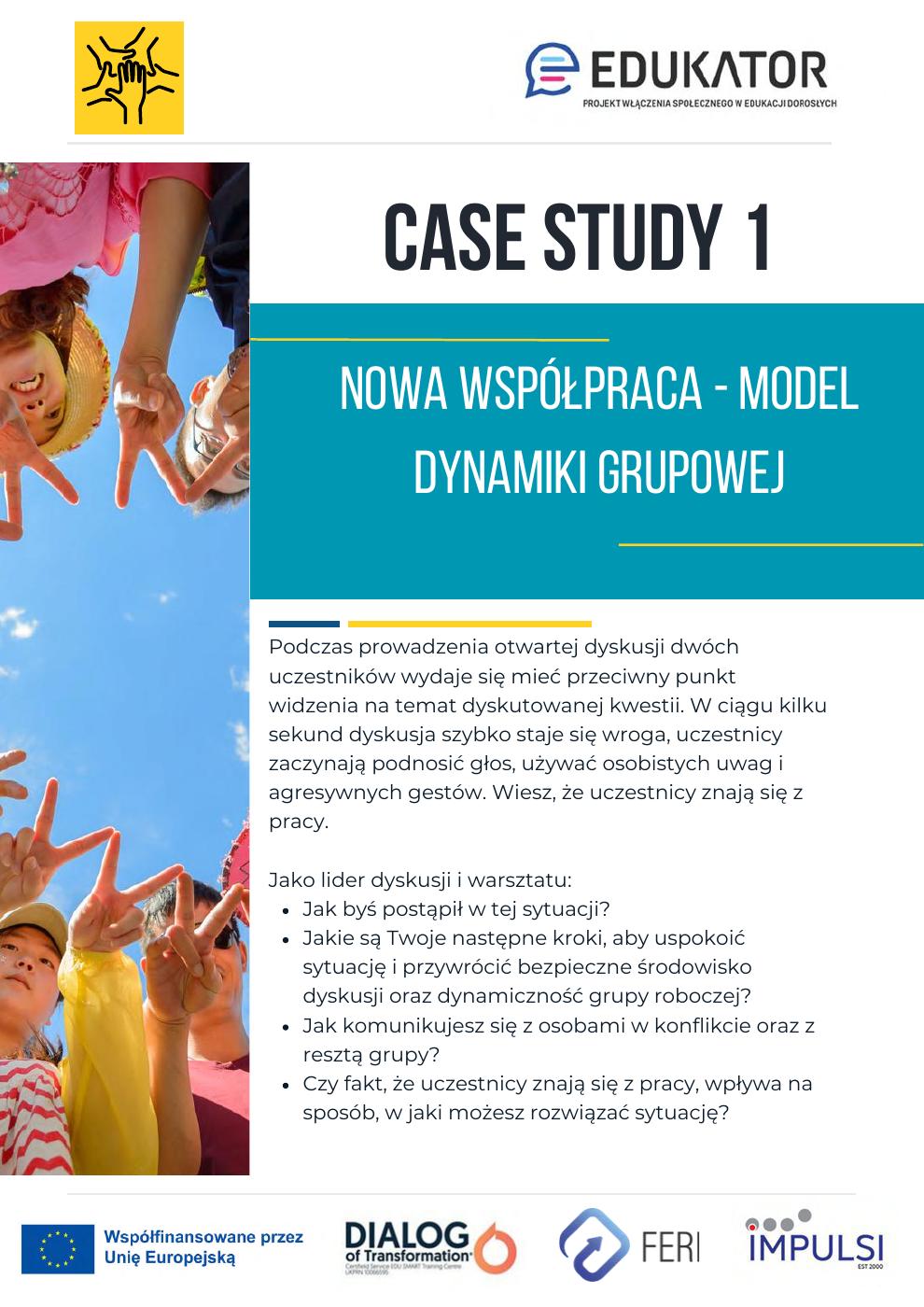 CASE STUDY 1 - NOWA WSPÓŁPRACA - Model Dynamiki Grupowej | PDF To Flipbook