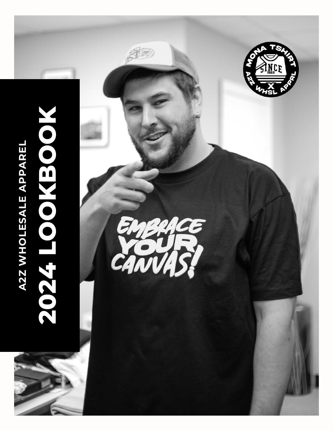 A2z wholesale apparel lookbook 2024 pdf to flipbook