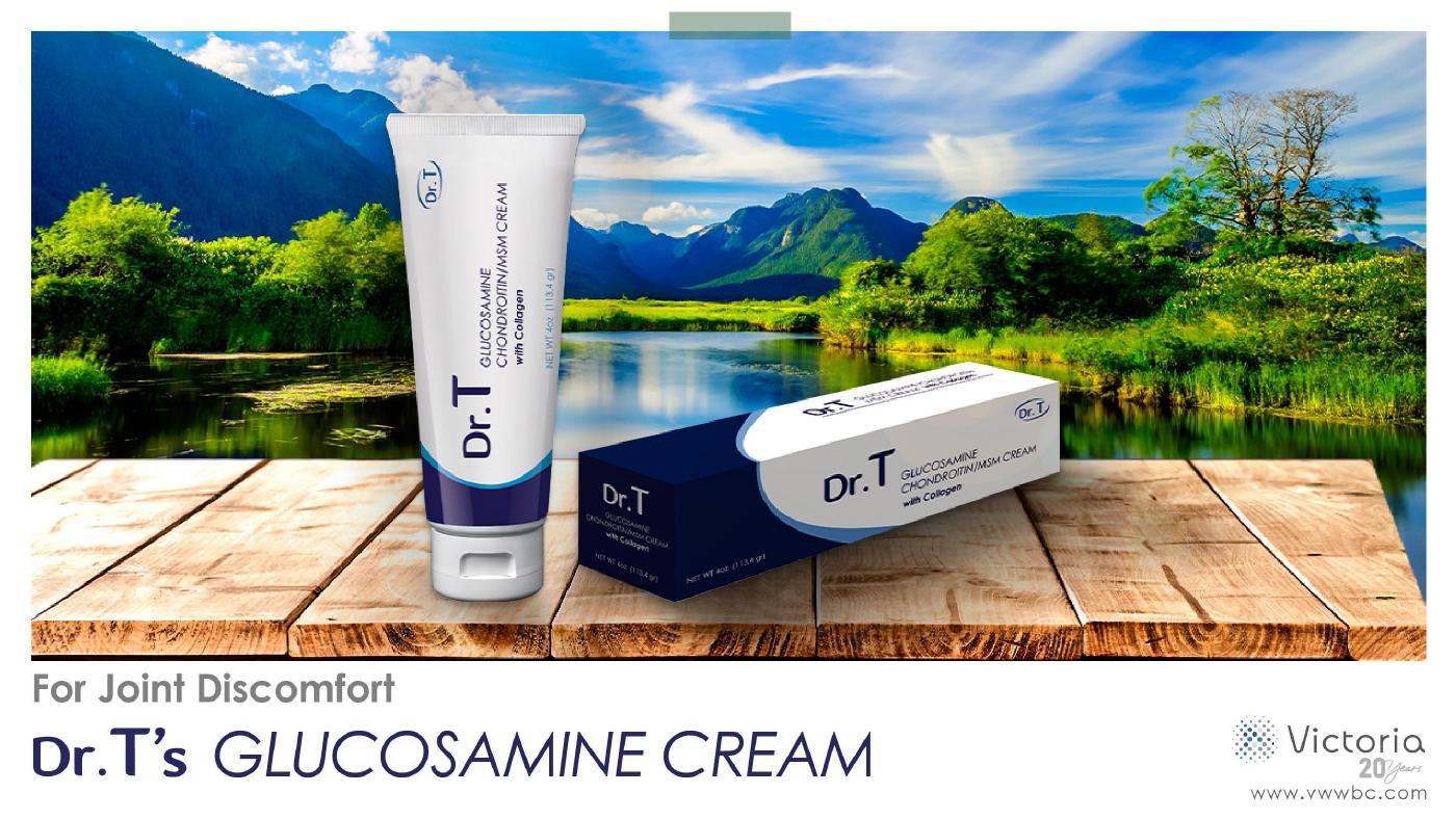 Dr.T's Glucosamine Cream ENG
