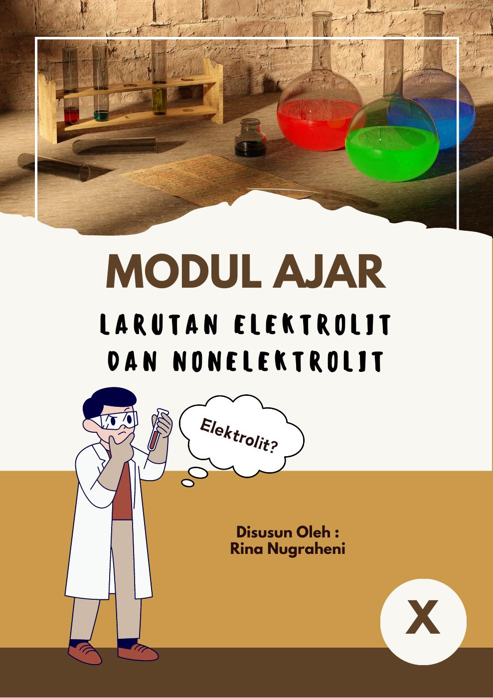 Modul Larutan Elektrolit Dan Non Elektrolit | PDF To Flipbook