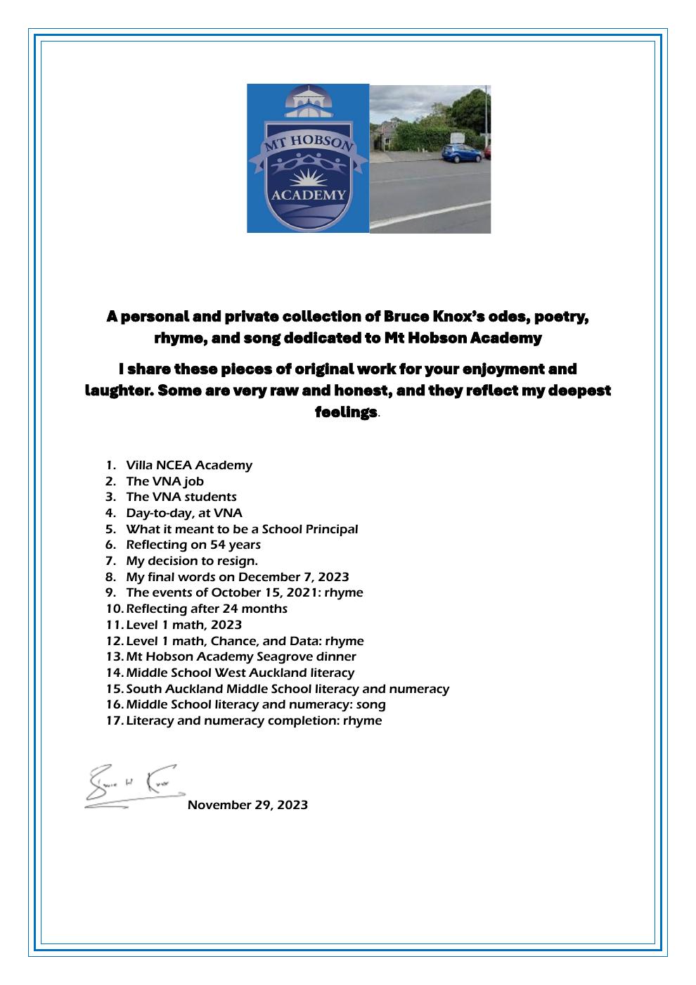 Mt Hobson Academy 20152023 PDF to Flipbook