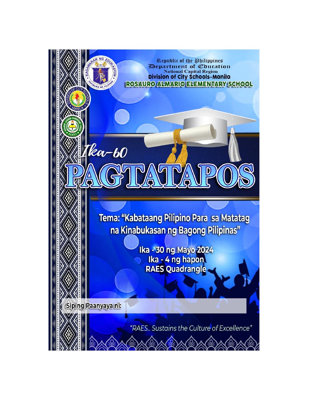 RAES SOUVENIR PROGRAM 2024 | PDF to Flipbook