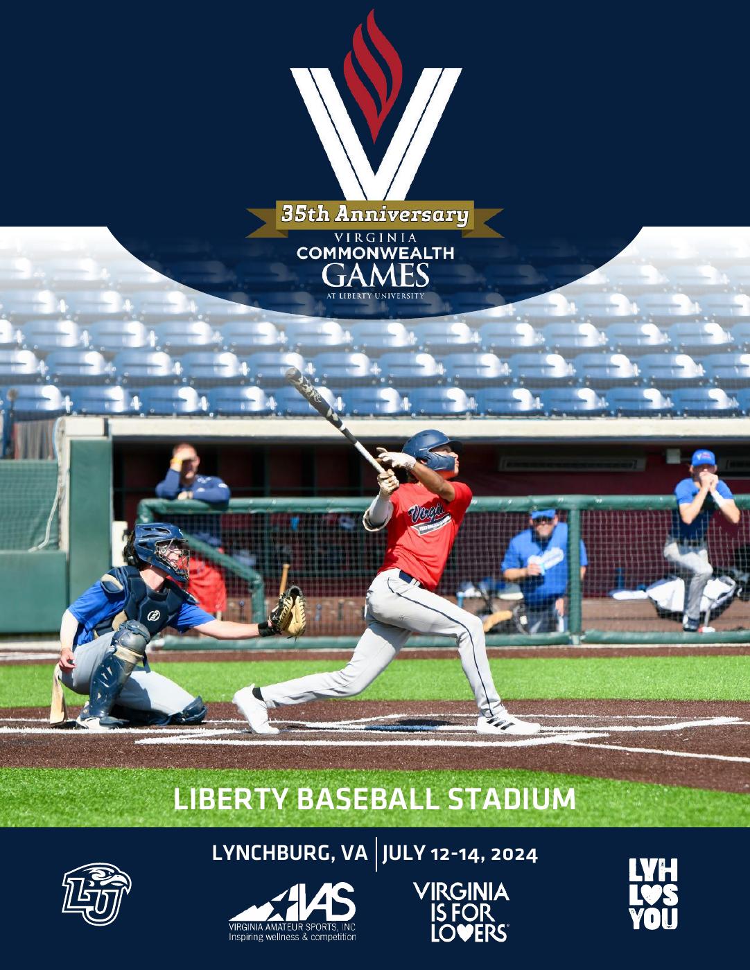 2024 VA Commonwealth Games All Star Baseball Program