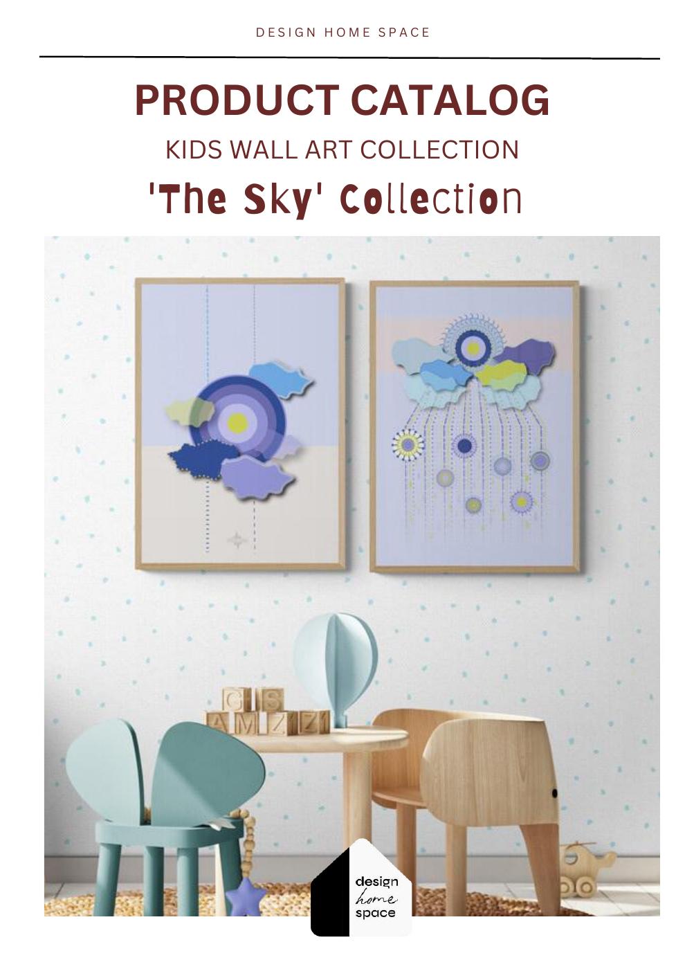 The sky collection of wall art for kids pdf to flipbook