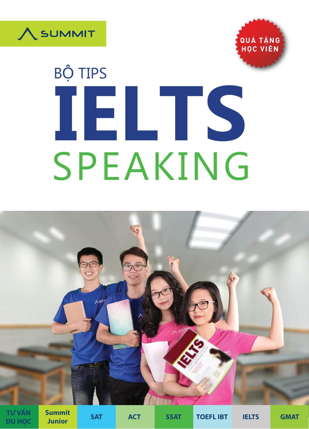 [Summit] Bộ Tips IELTS Speaking | PDF To Flipbook