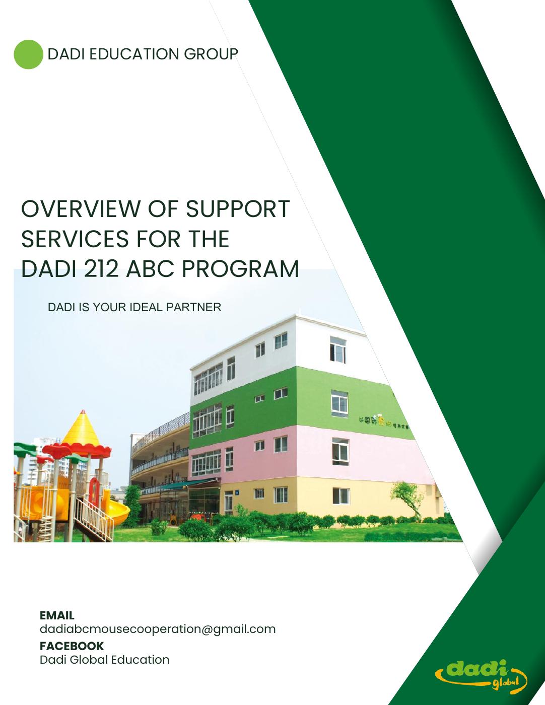 Overview of Support Services for The Dadi 212 ABC Program | PDF to Flipbook