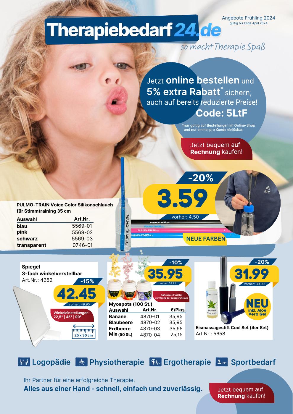 Logopädie Prospekt Frühling 2024 PDF to Flipbook