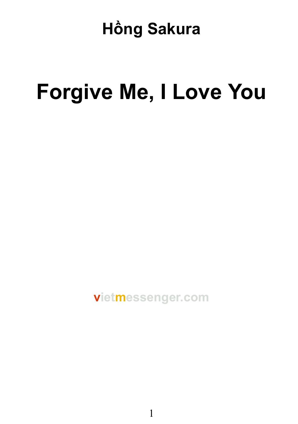 Forgive me i love you pdf to flipbook