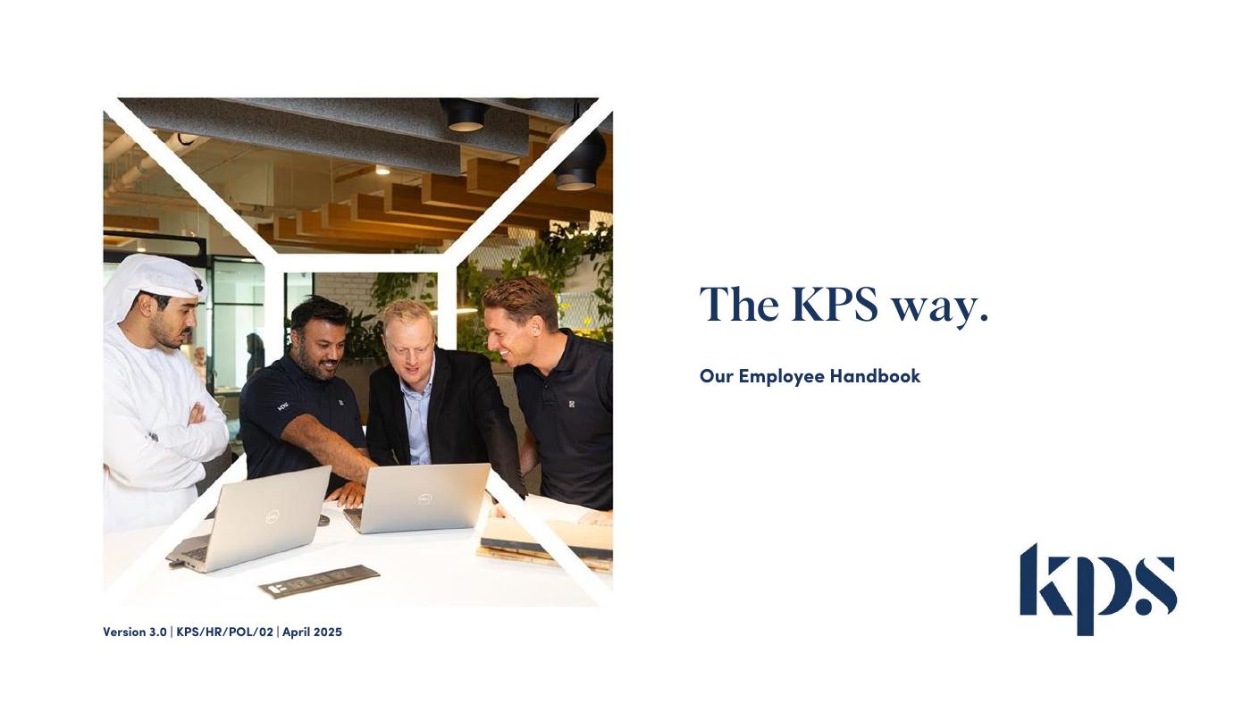KPS employee handbook | PDF to Flipbook