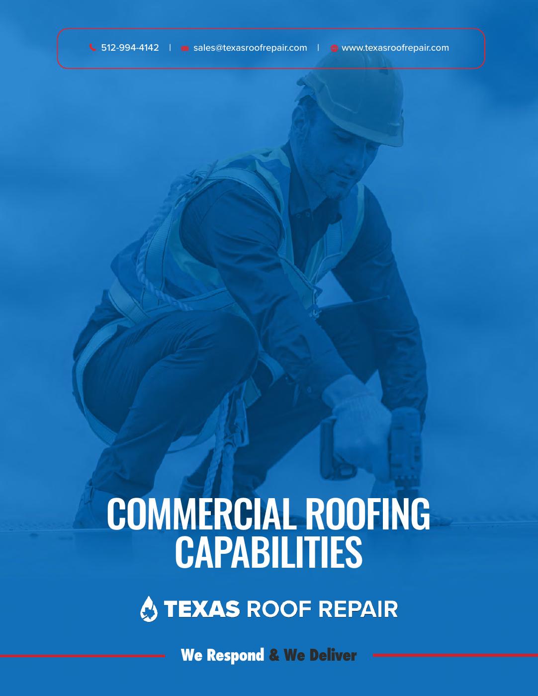 Texas Roof Repair Commercial Capabilities cover