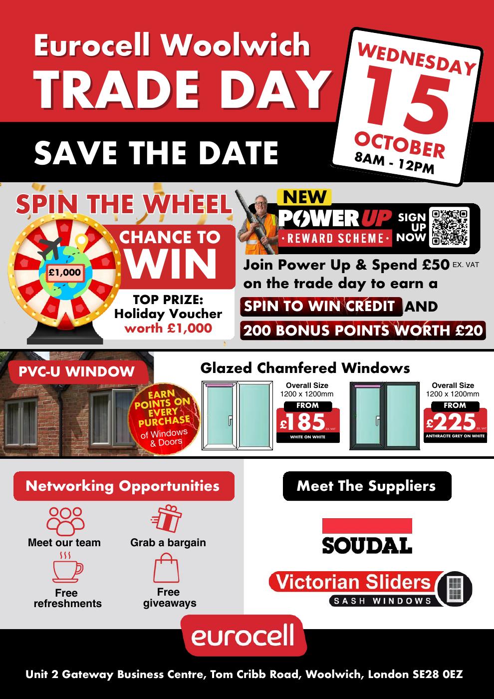 Eurocell Woolwich Trade Day 15 Oct 2025