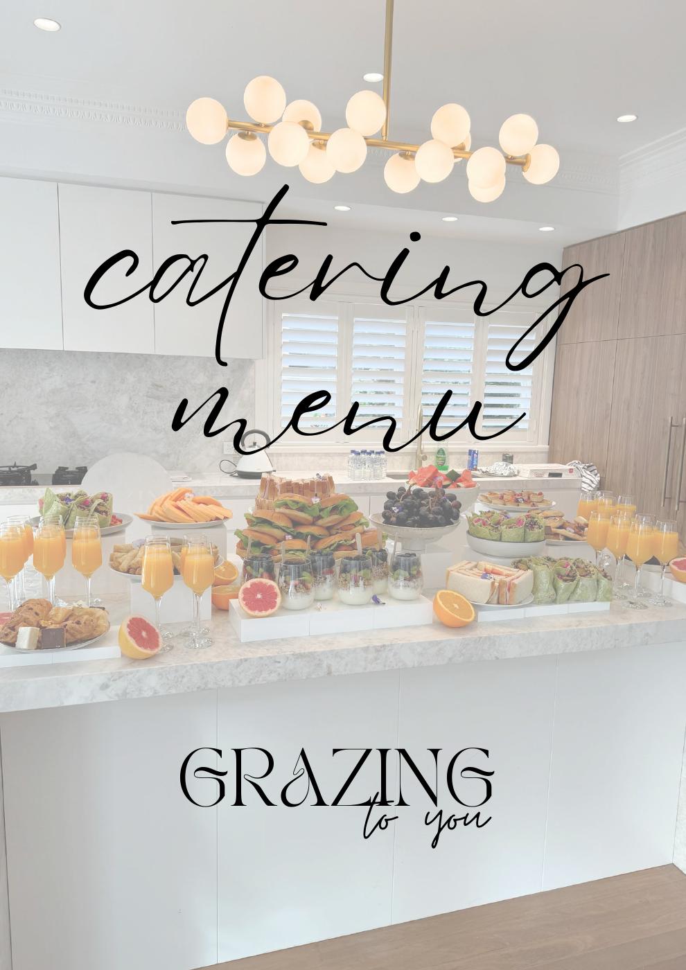Grazing To You Catering Menu | PDF to Flipbook