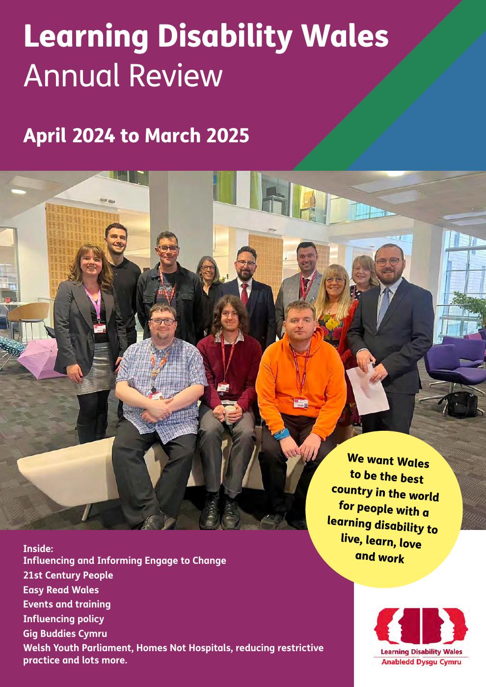 Learning Disability Wales Annual Review | PDF to Flipbook