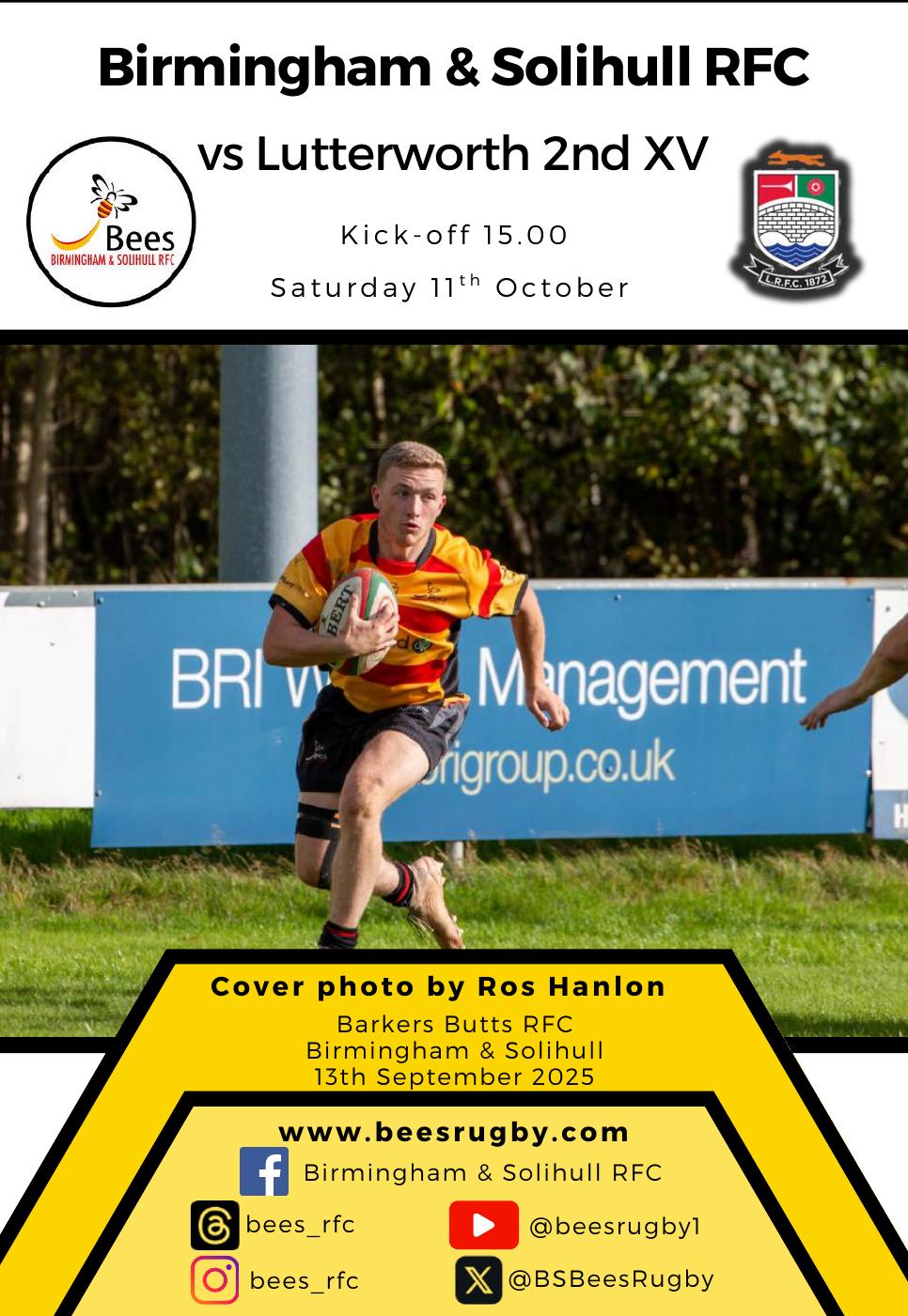 Birmingham & Solihull RFC v Lutterworth 2nd XV | PDF to Flipbook