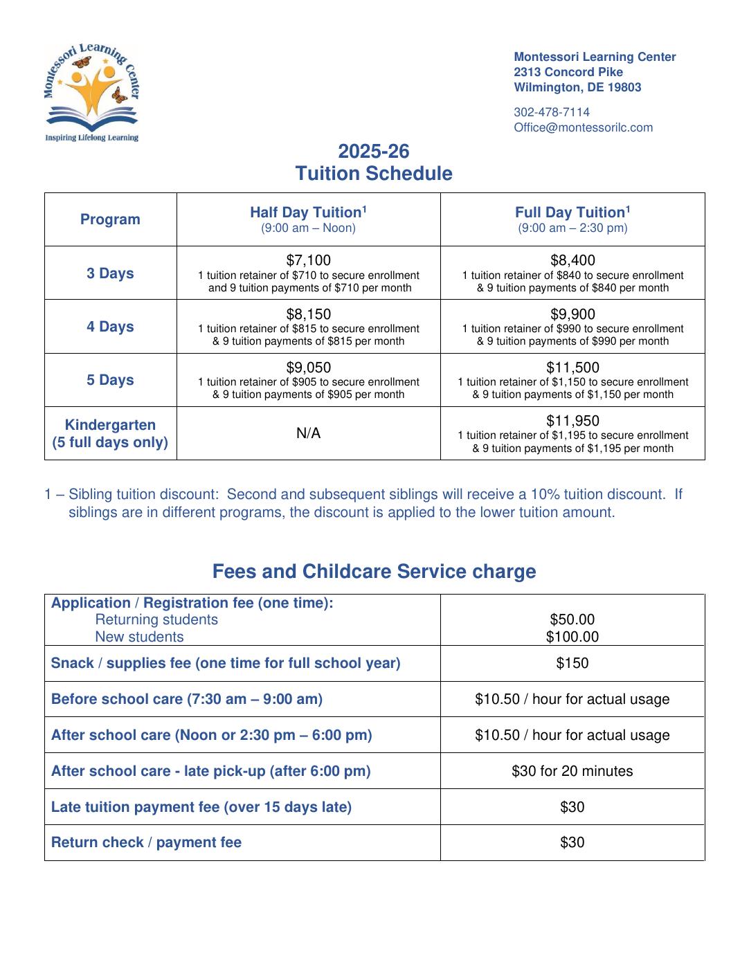 MLC Tuition Template | PDF to Flipbook