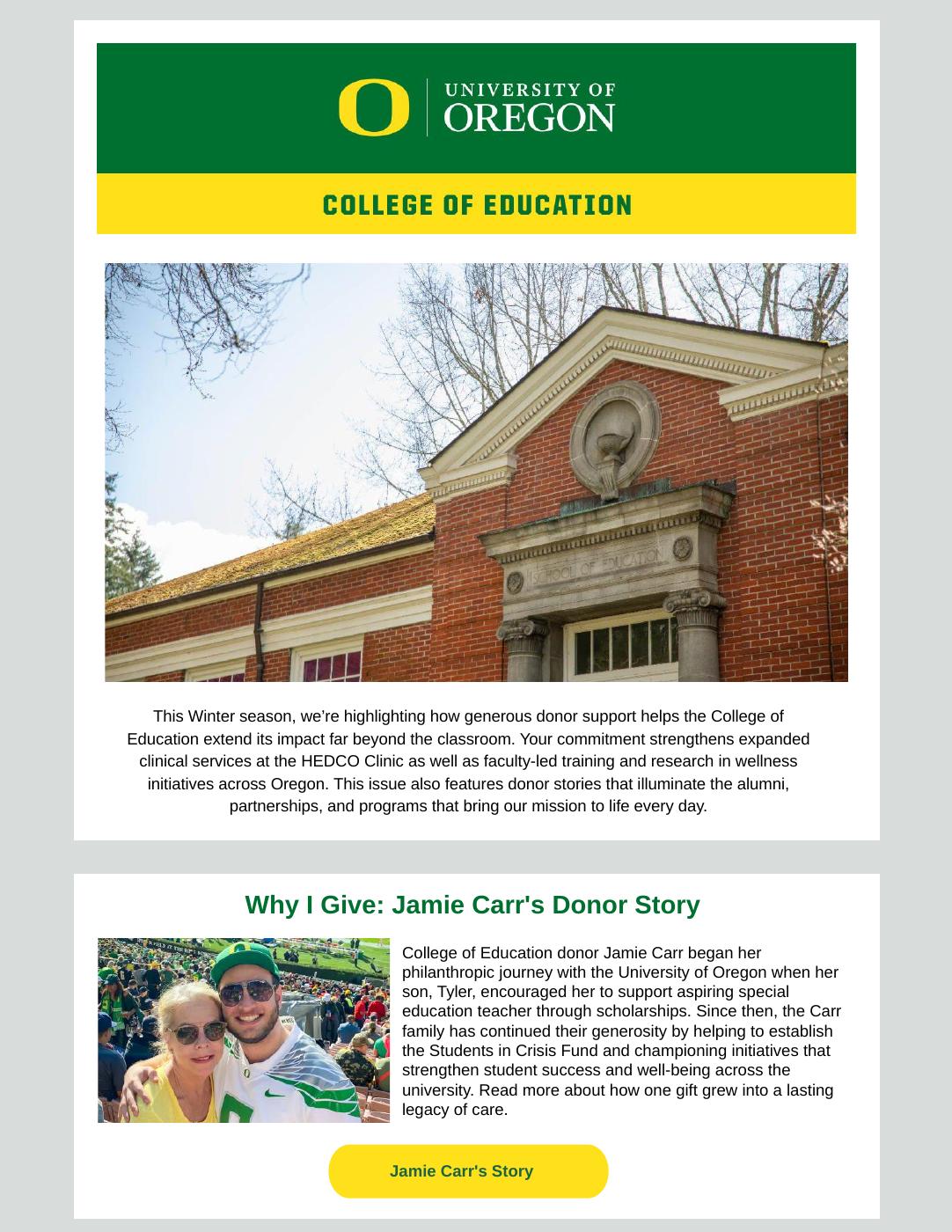 COE Winter 2026 Impact Newsletter