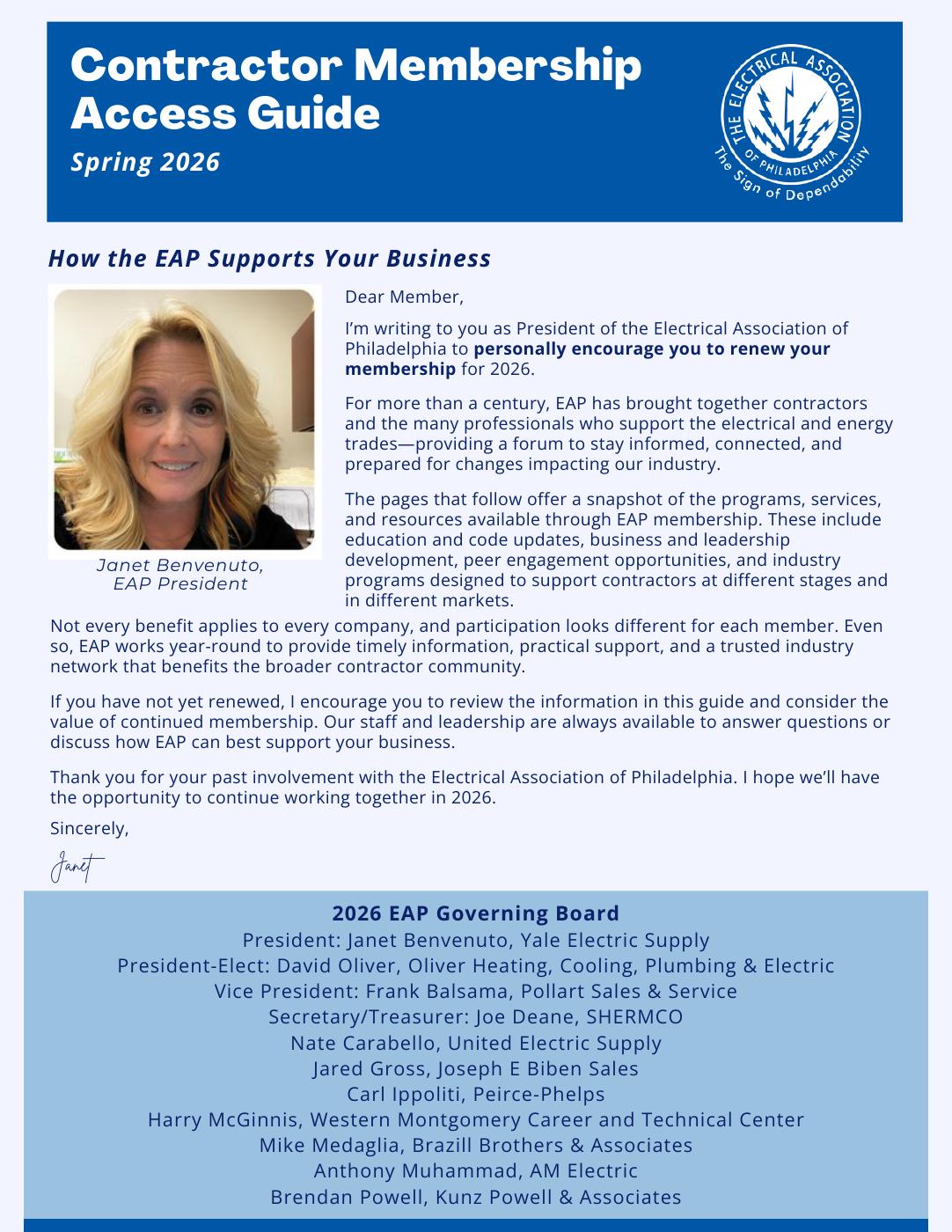 Contractor Member Access Guide Spring 2026
