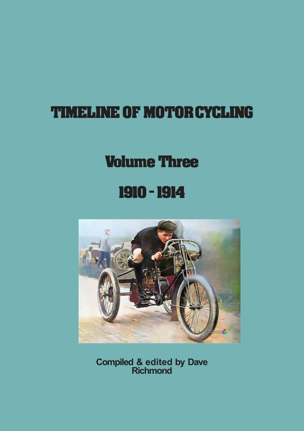 1910-14 Motorcycle Timeline