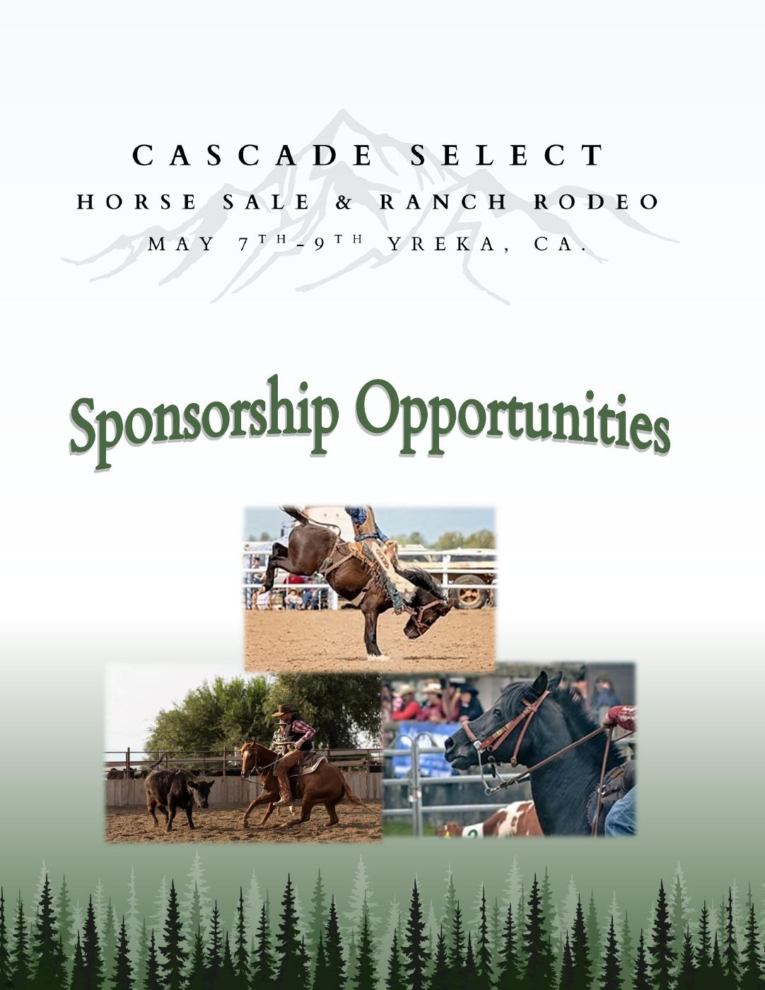 Cascade Select Sale and Ranch Rodeo Sponsorship