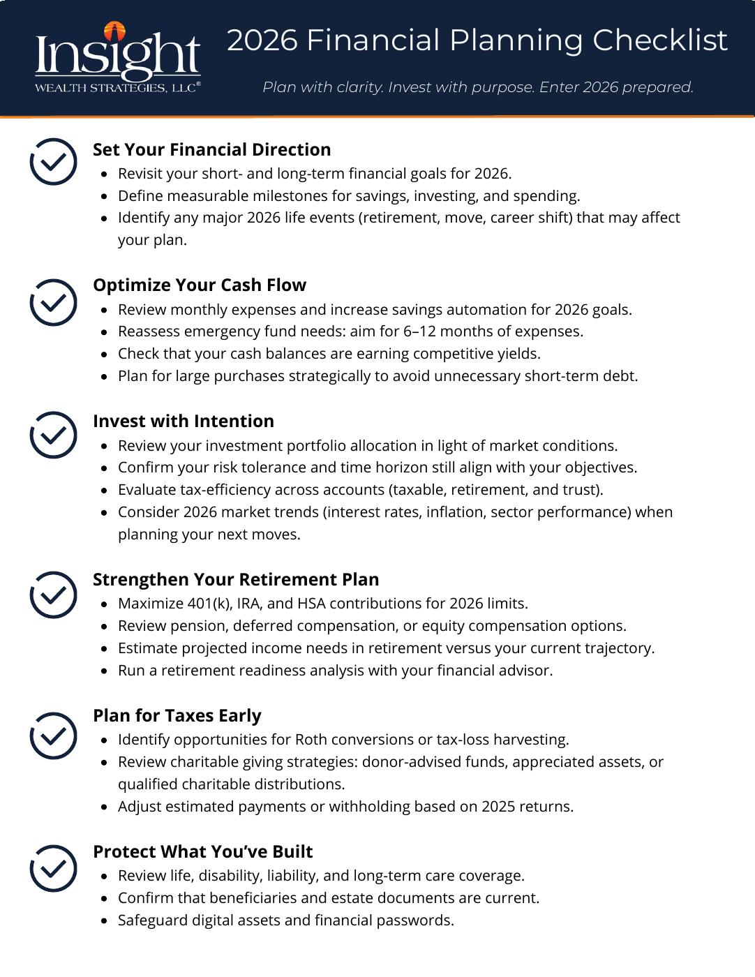 2026 Financial Planning Checklist | PDF to Flipbook