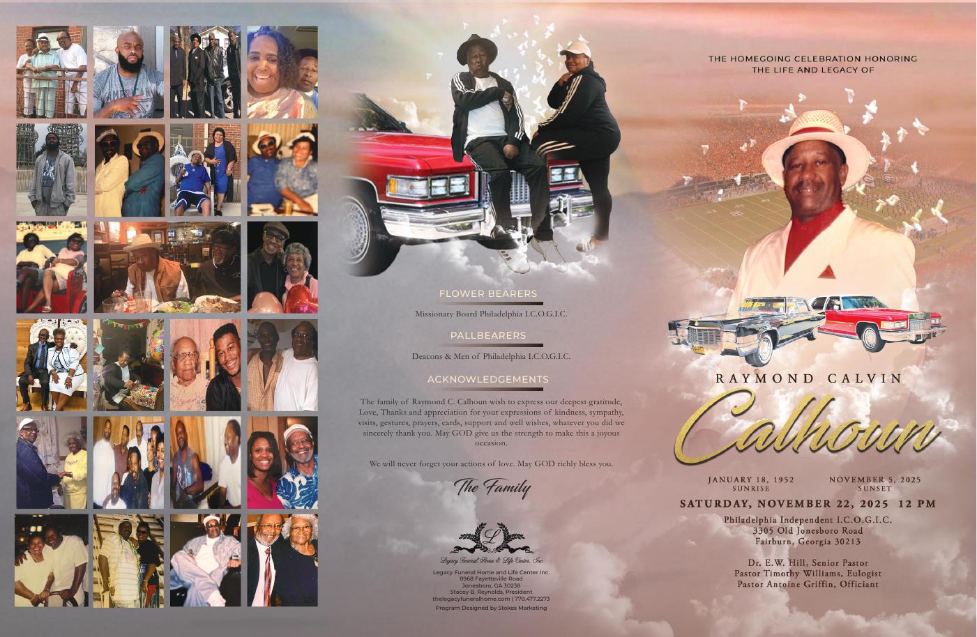 RAYMOND CALVIN CALHOUN