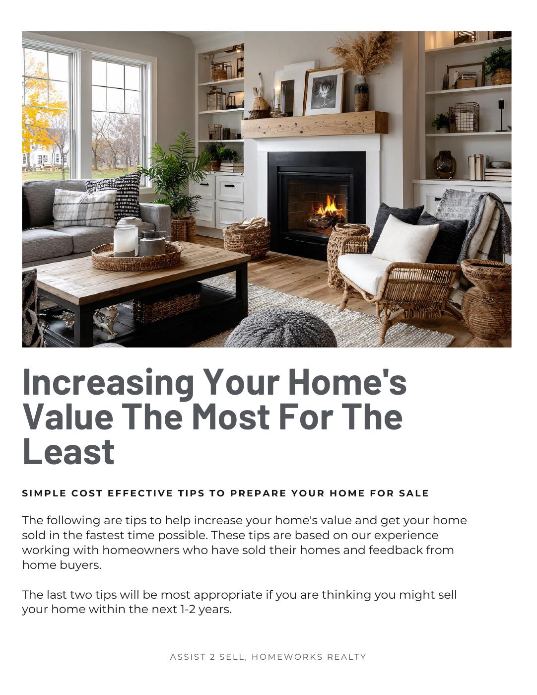 Increasing Your Home's Value The Most For The Least