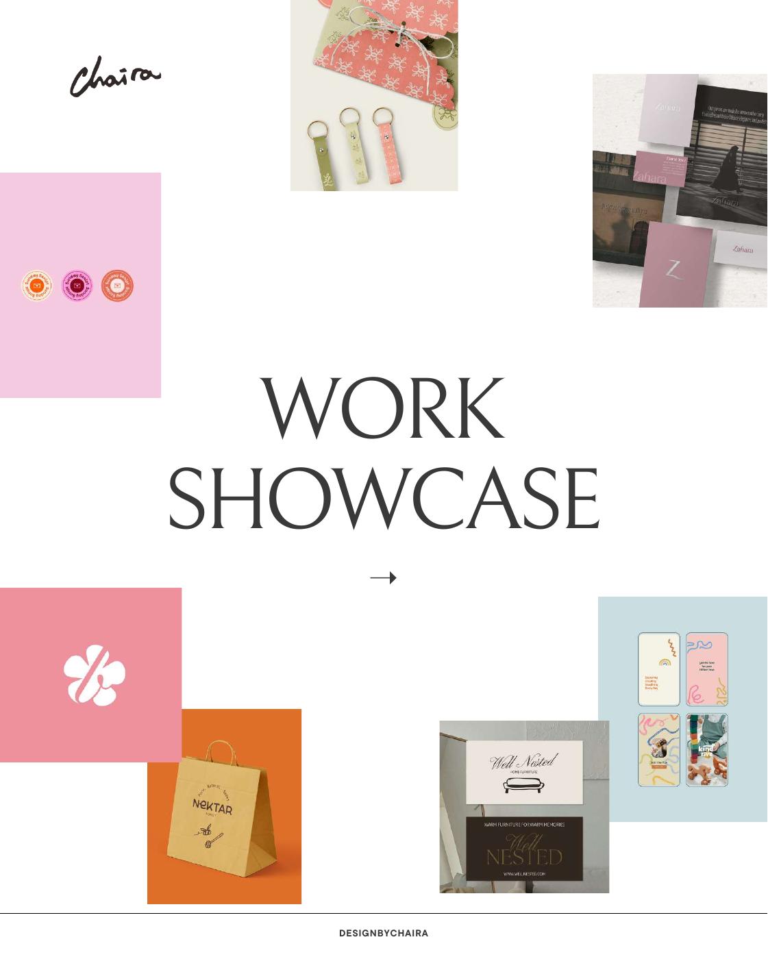 Work Showcase @designbychaira | PDF to Flipbook