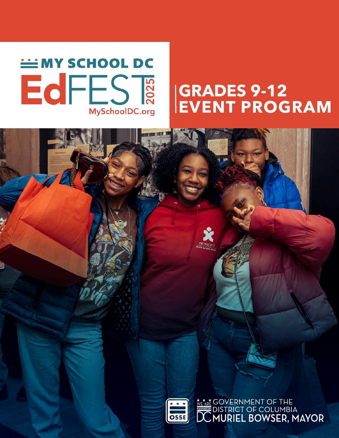 EdFEST (Grades 9-12) Program Booklet